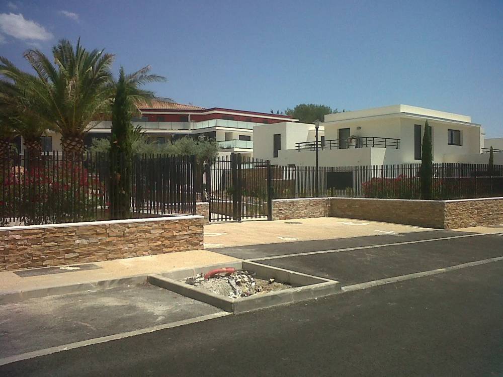Réalisation cloture villa