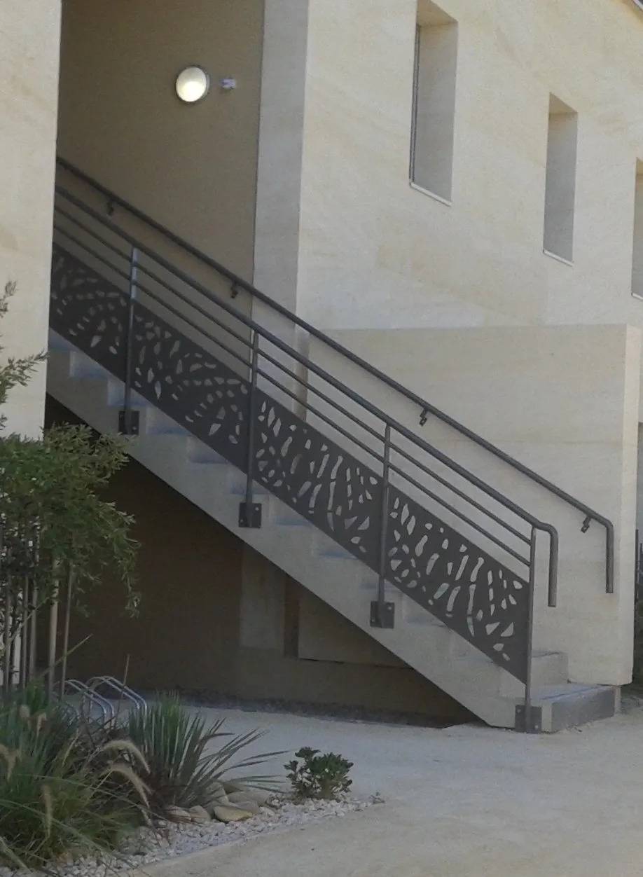 Réalisation garde corps escaliers