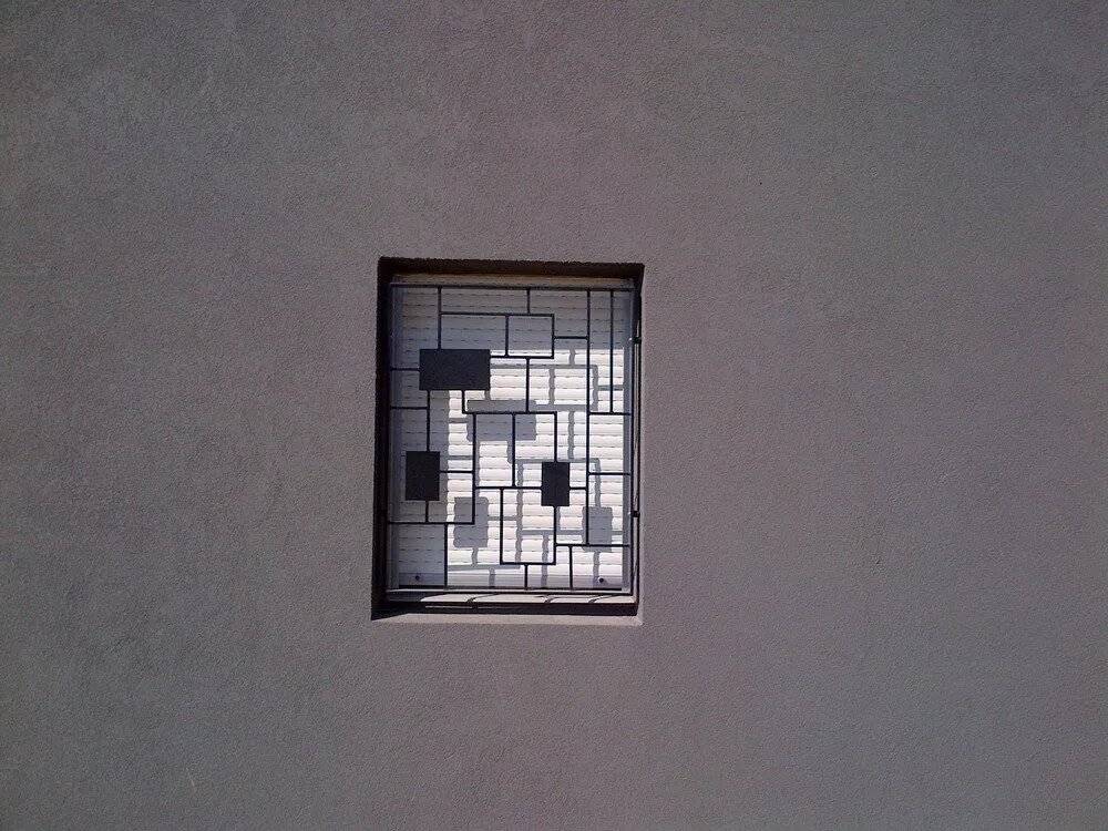 Réalisation grille de défense volet